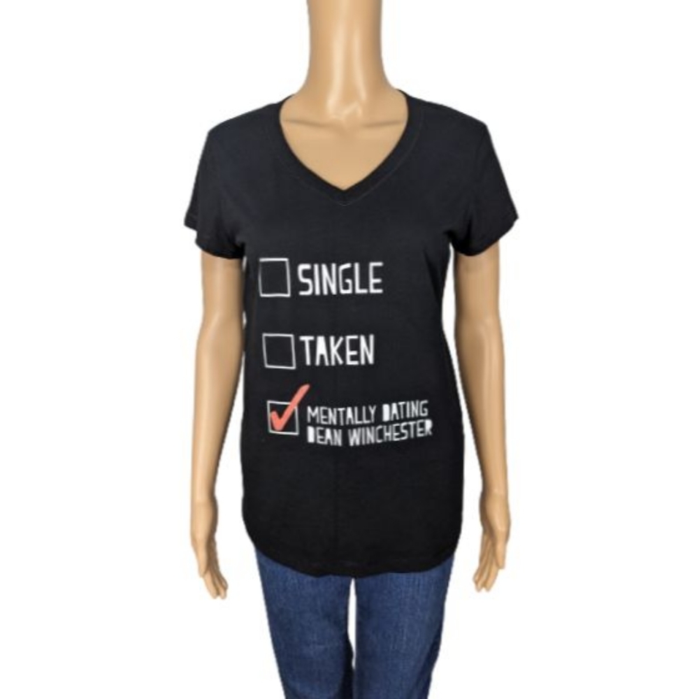 Supernatural Mentally Dating Dean Winchester Tee M